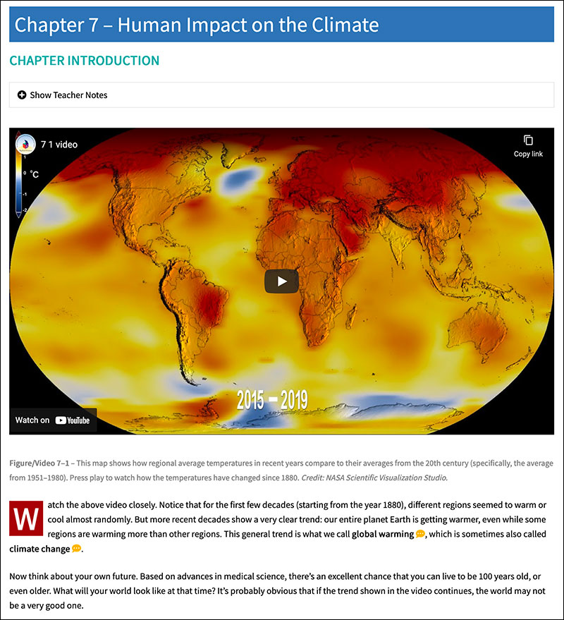 climate change chapter